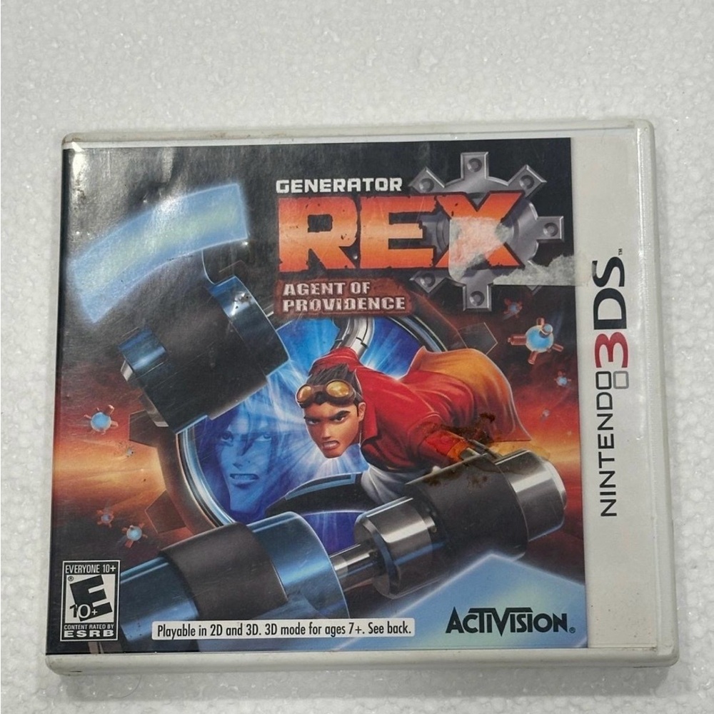 Nintendo 3DS Generator Rex Agent of Providence 2011 Complete Case with Booklet